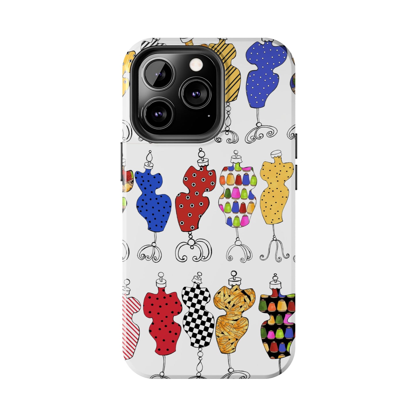 Go Figure White / Multi Phone Case