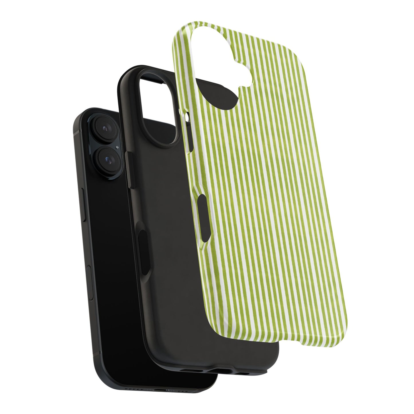 Lazy Stripe Lime Phone Case