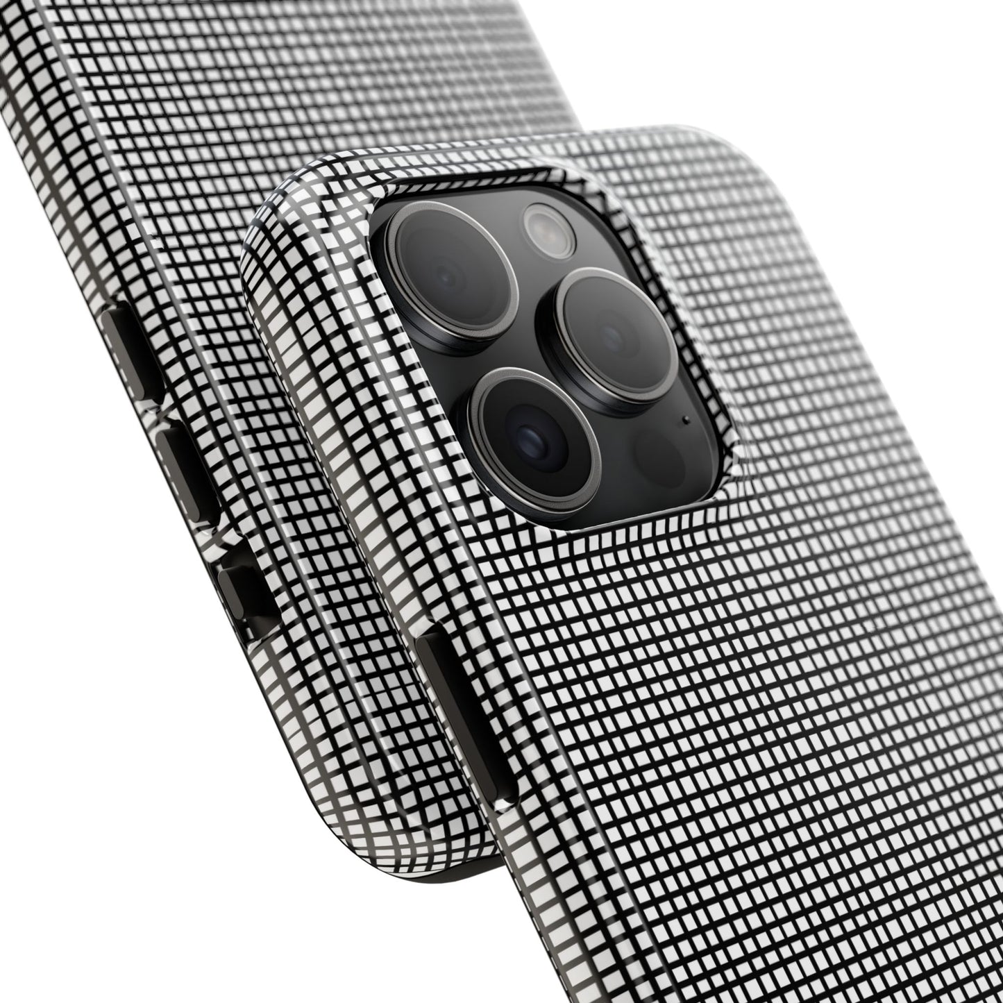 Window Pane White / Black Phone Case