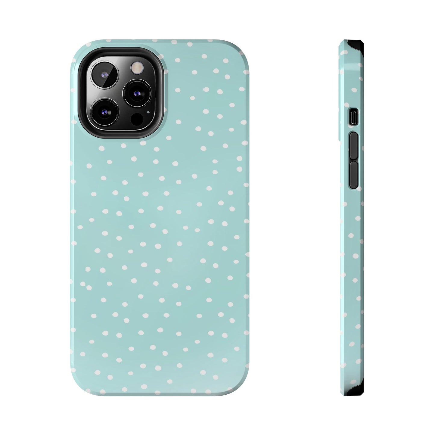 Petite Dots Seafoam / White Phone Case