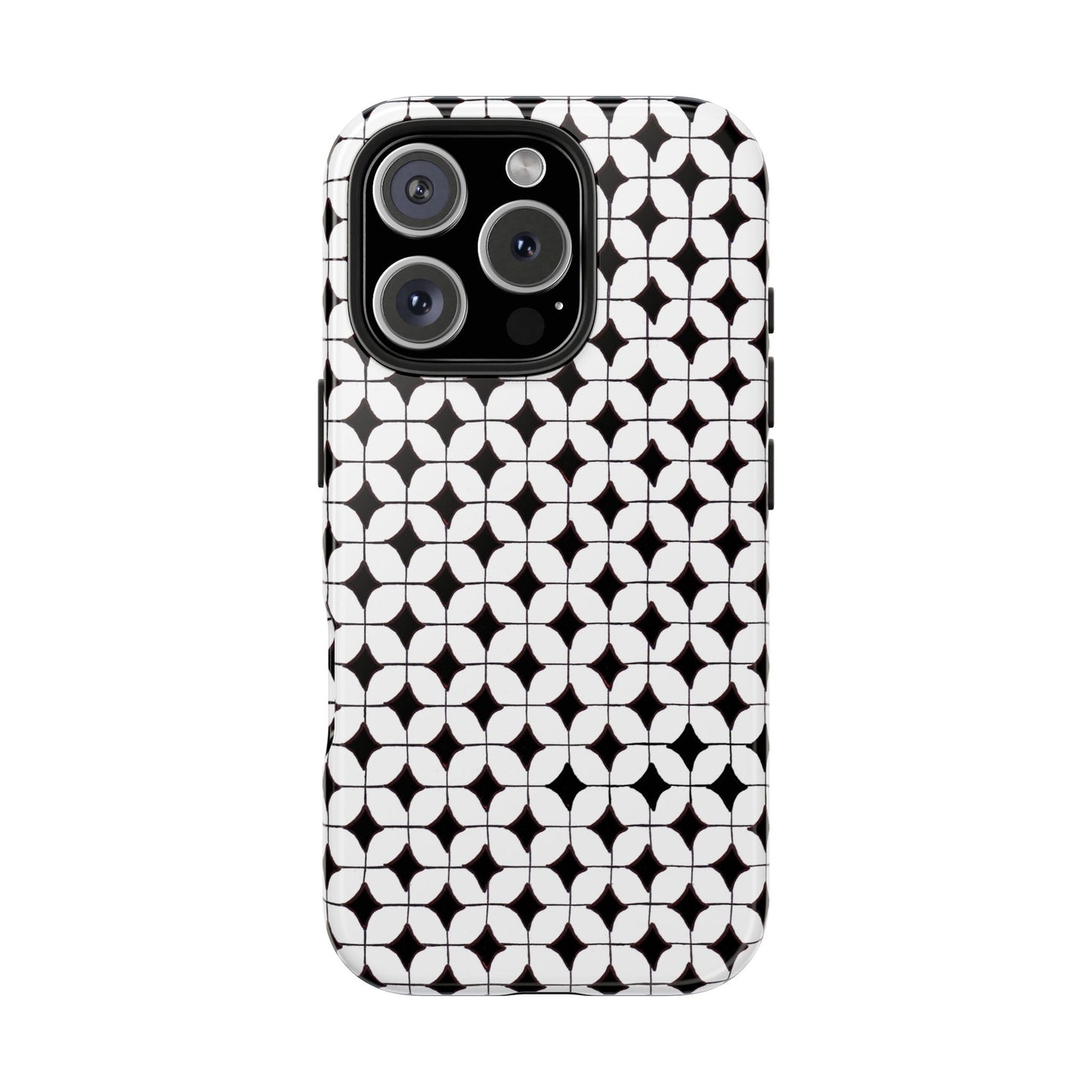 Tile-ish Black Phone Case