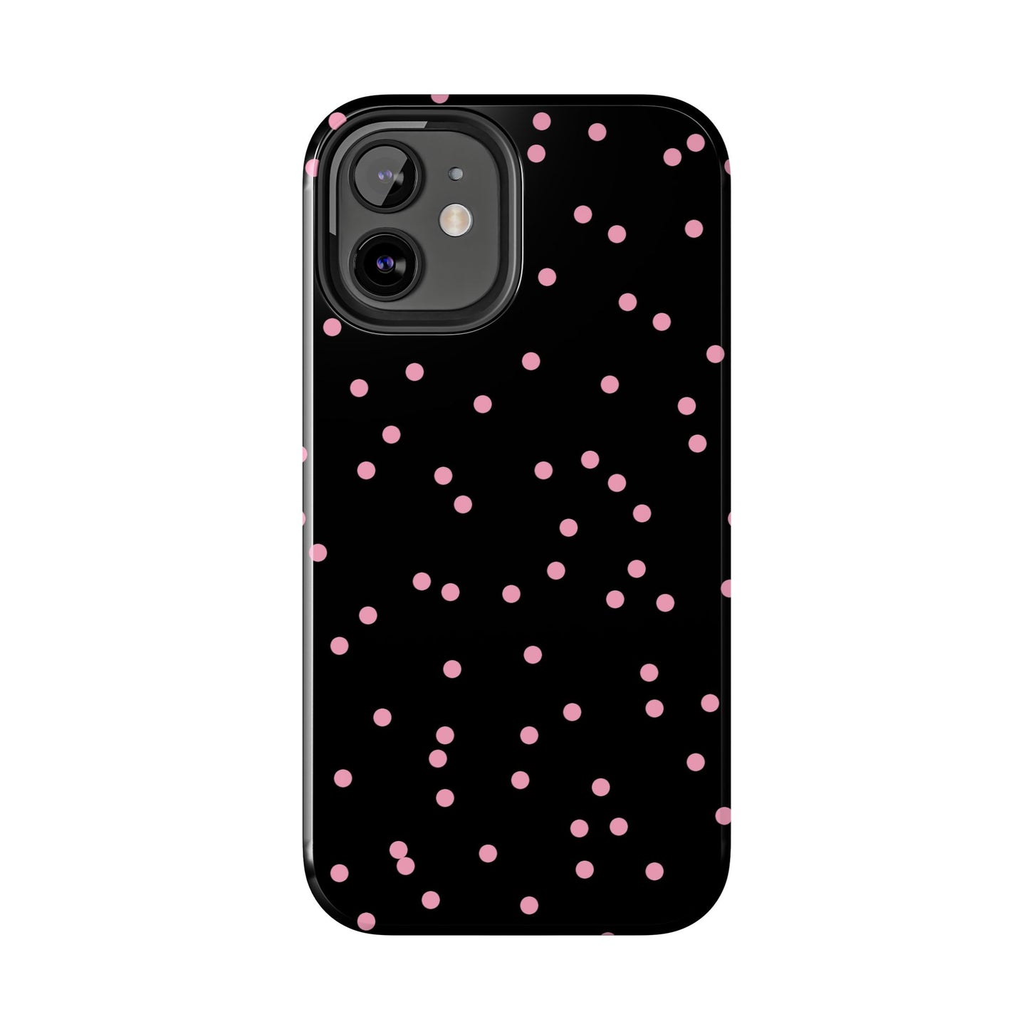Space Dots Black / Pink Phone Case