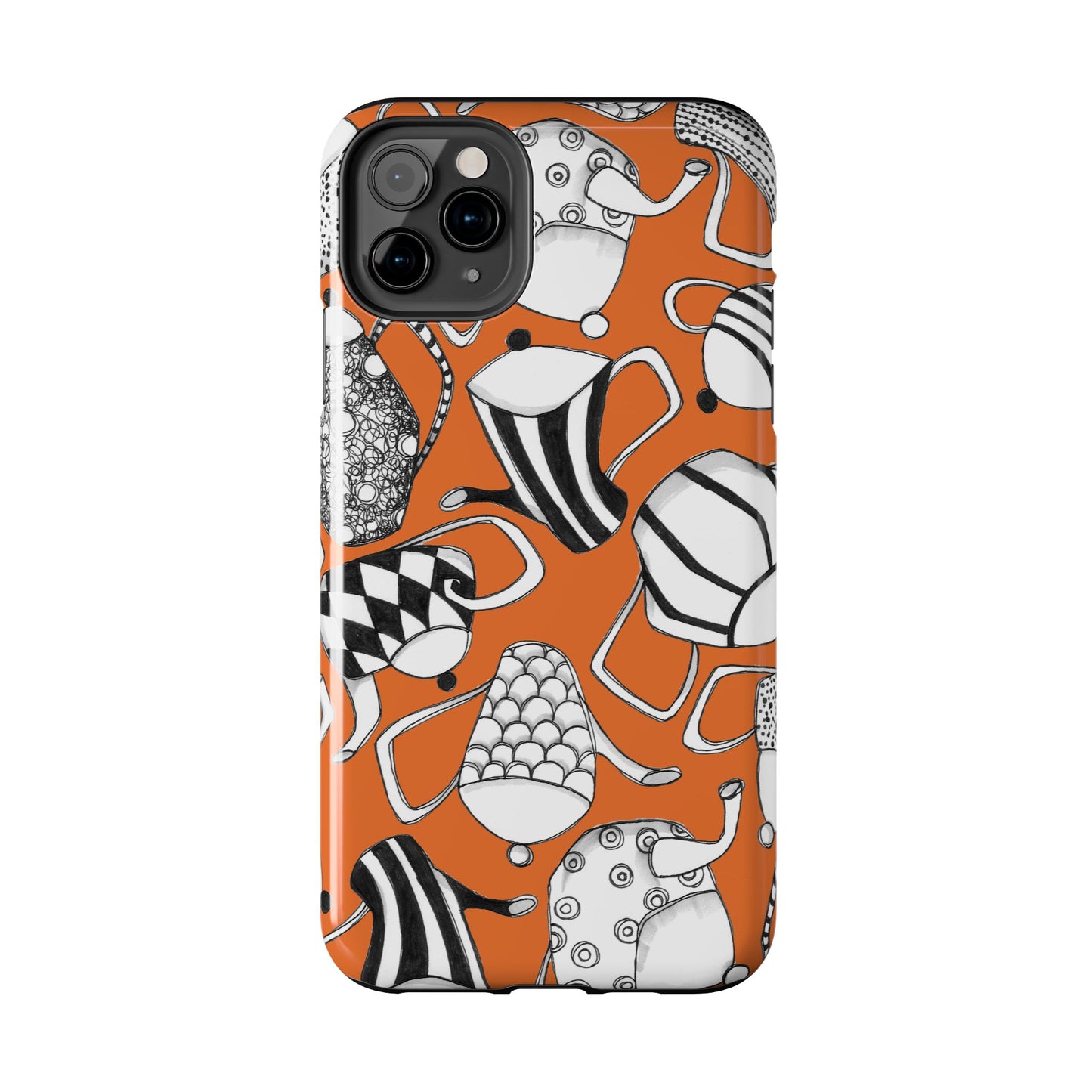 Coffee, Tea Anyone? Orange Phone Case