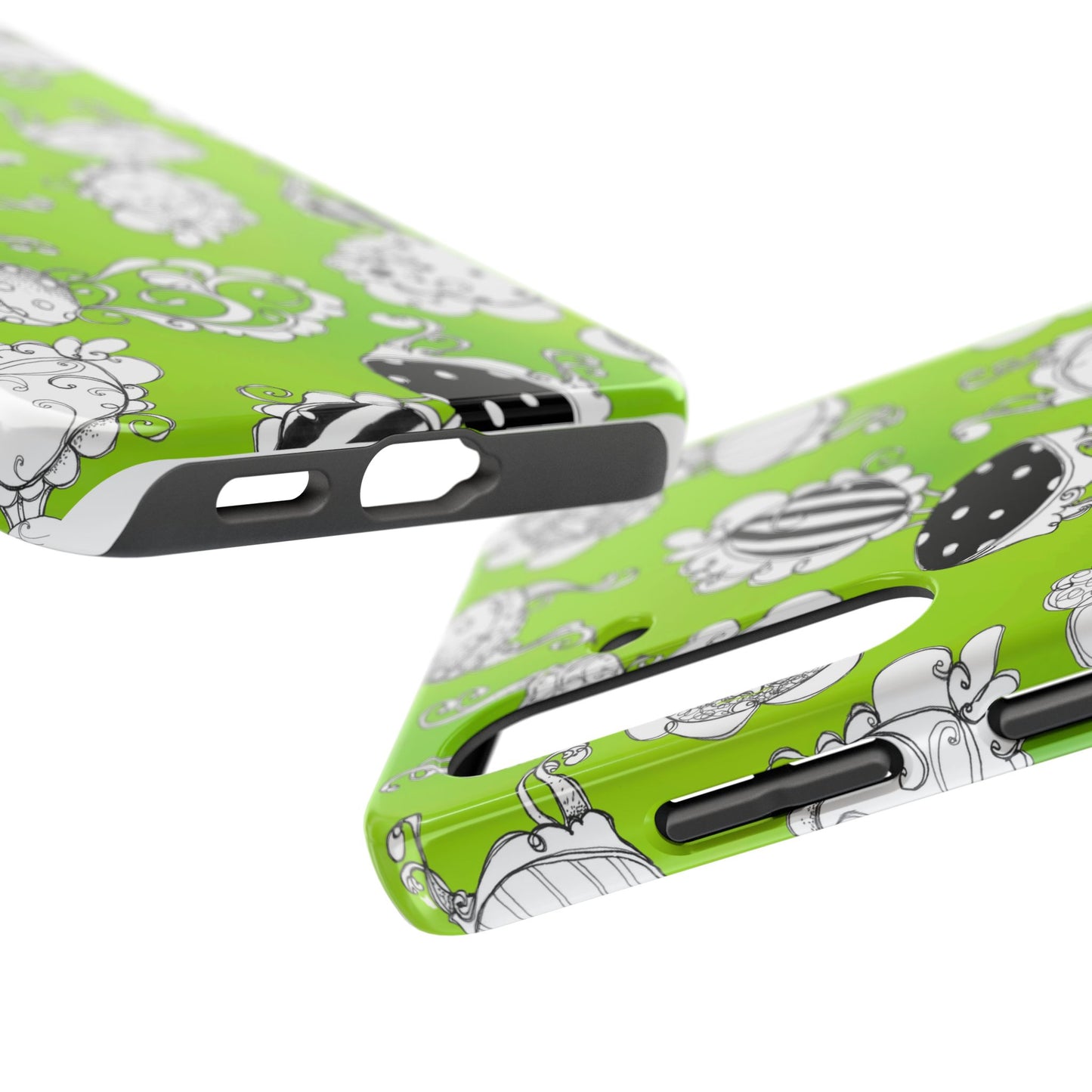 Bistro Chairs Lime Phone Case