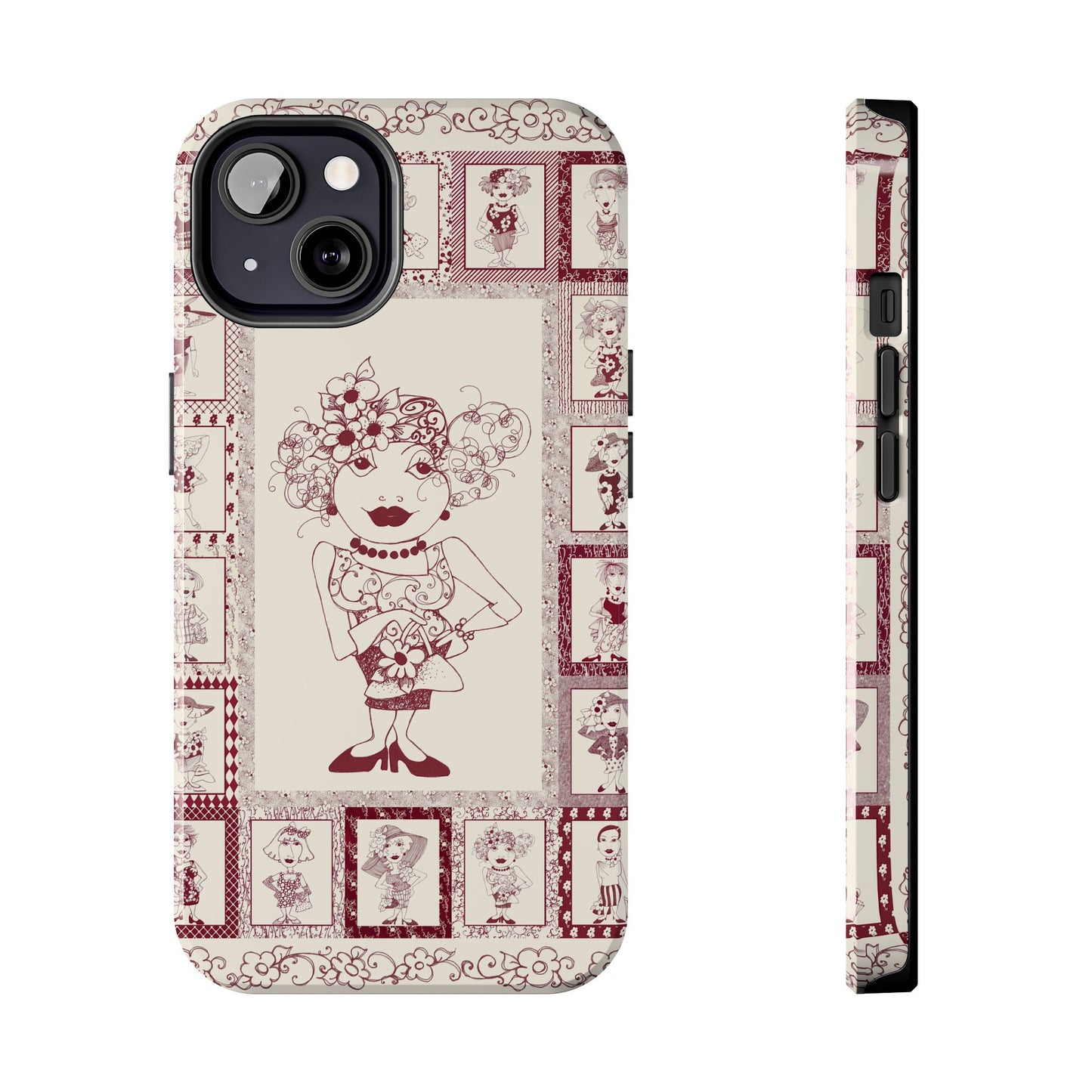 Redheads Portrait Phone Case