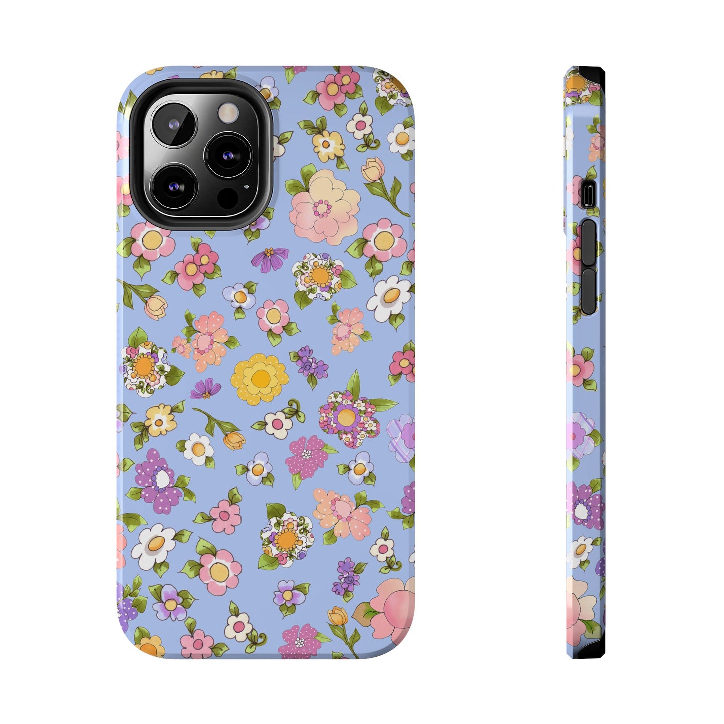 Flowery Blue Phone Case