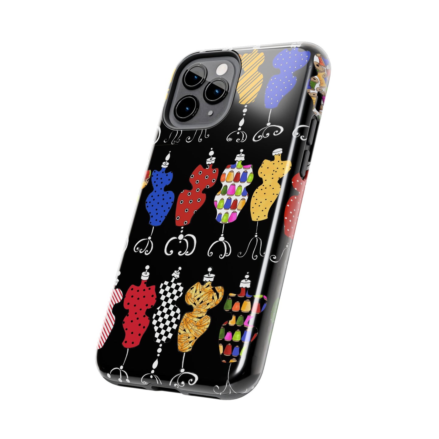 Go Figure Black / Multi Phone Case