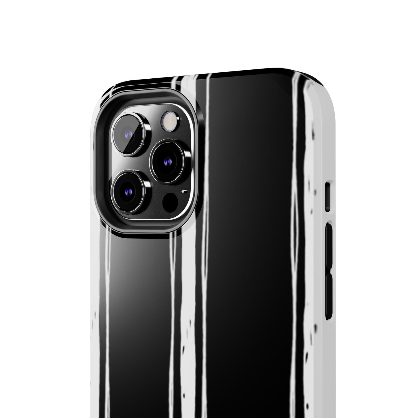 Black / White Stripe Phone Case