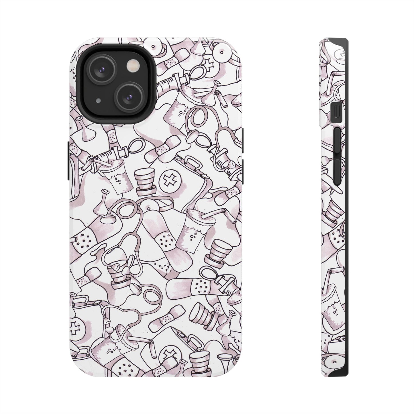 Med Stuff White Phone Case