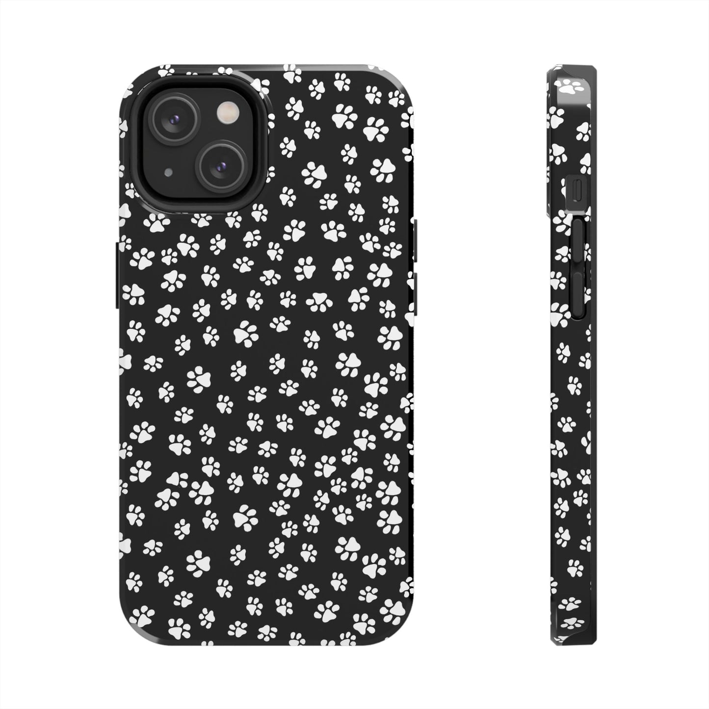 Little Paws Black / White Phone Case