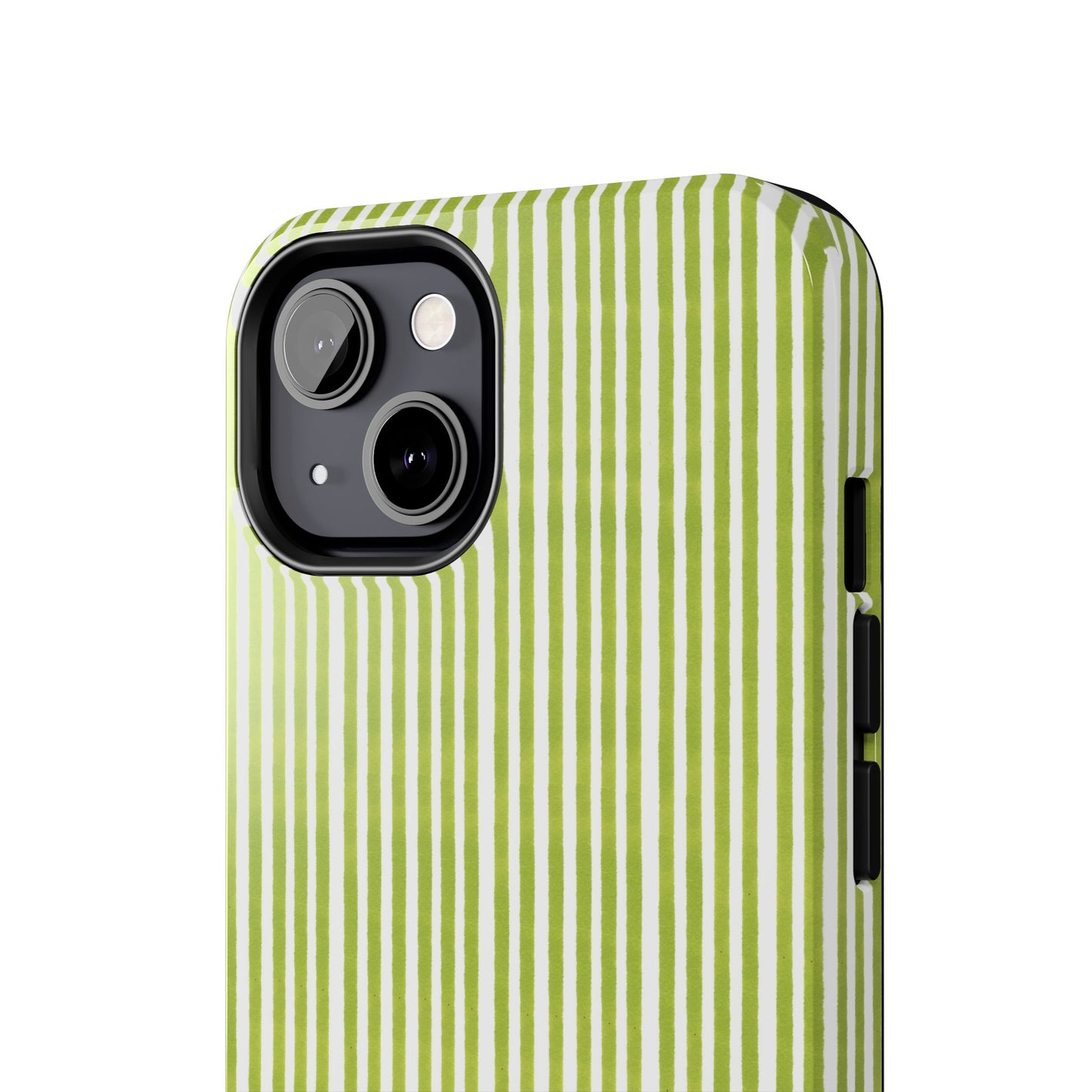 Lazy Stripe Lime Phone Case
