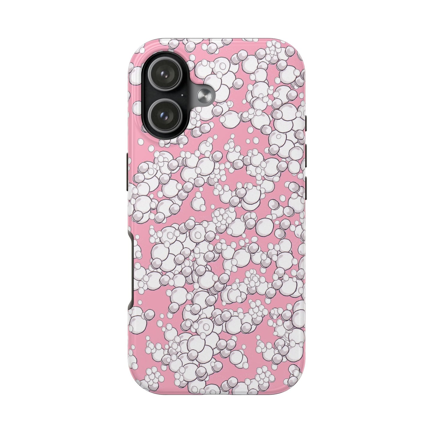 Bubble Dots Pink Phone Case