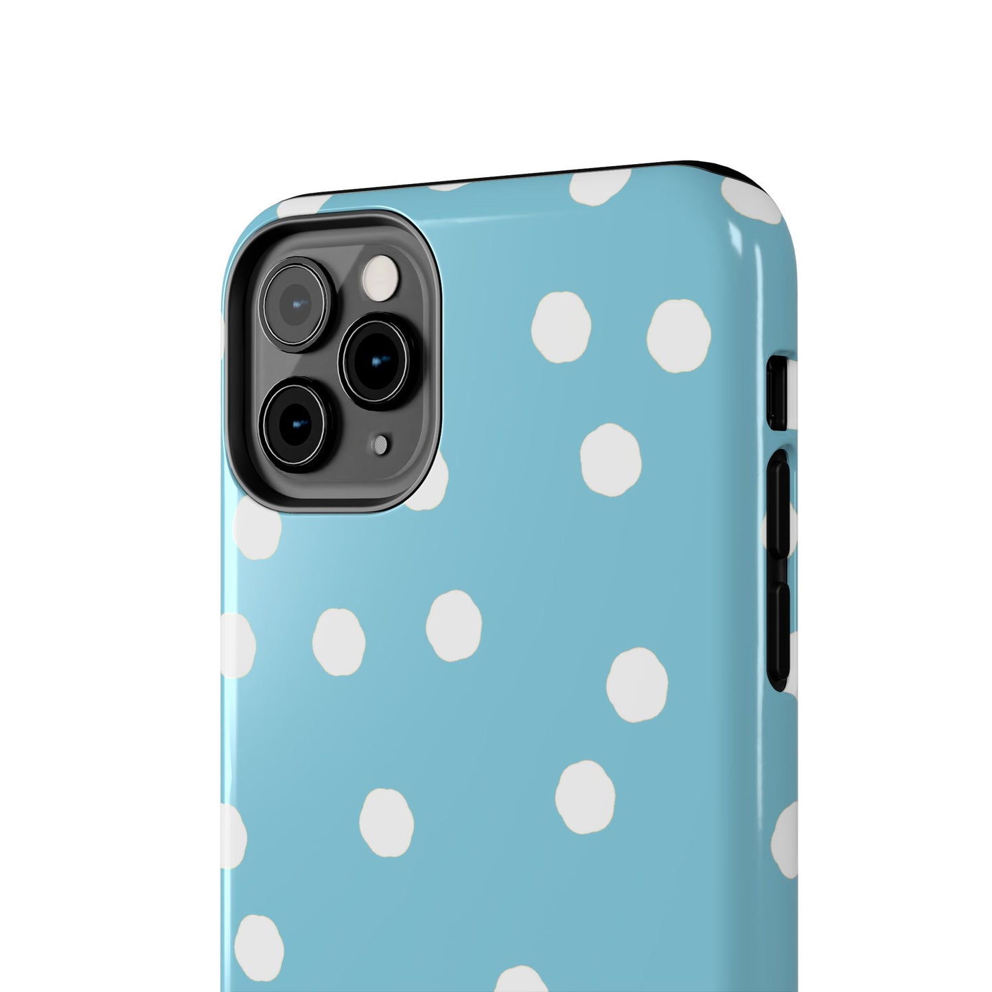 Jumbo Dots Turquoise / White Phone Case
