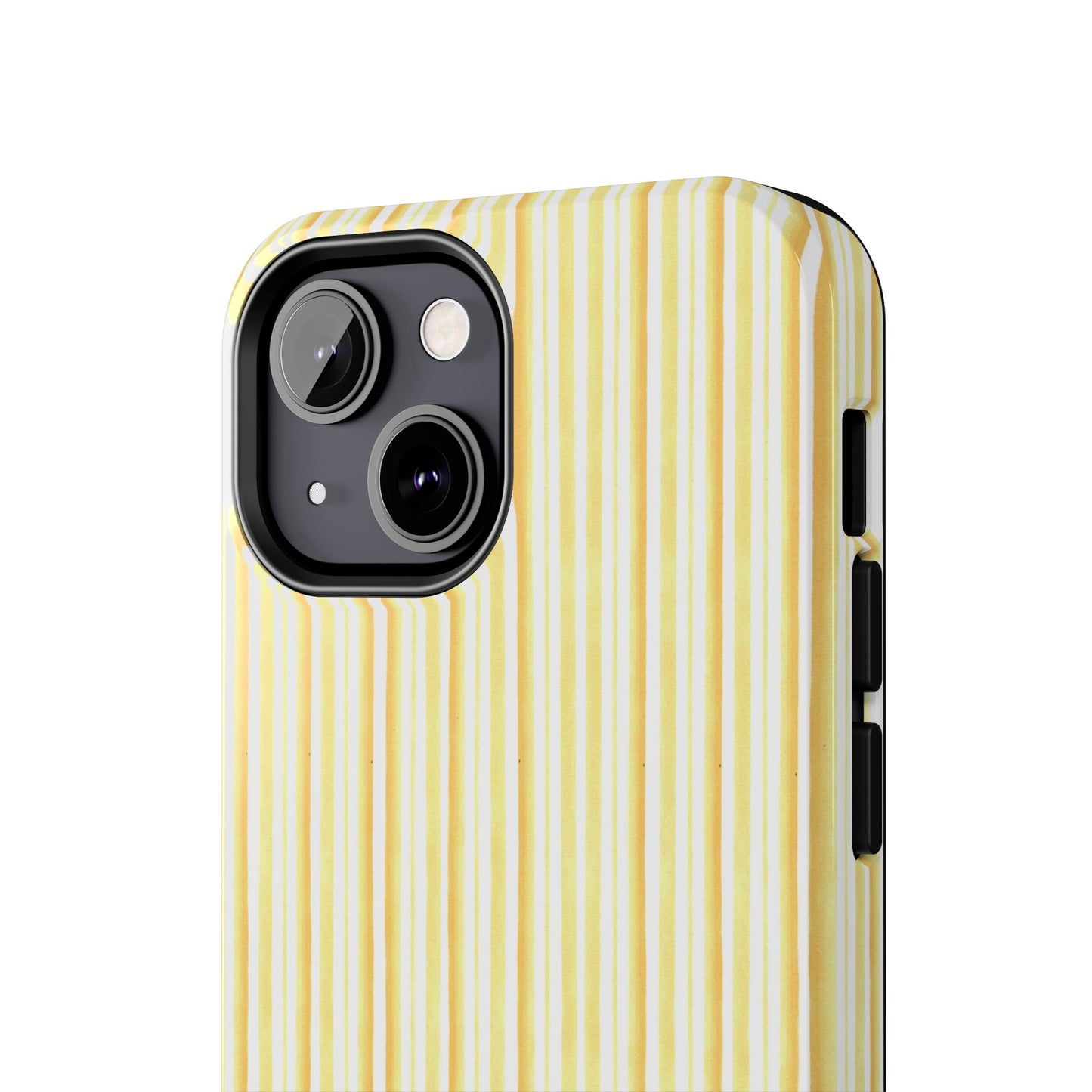 Tri Stripe Yellow Phone Case