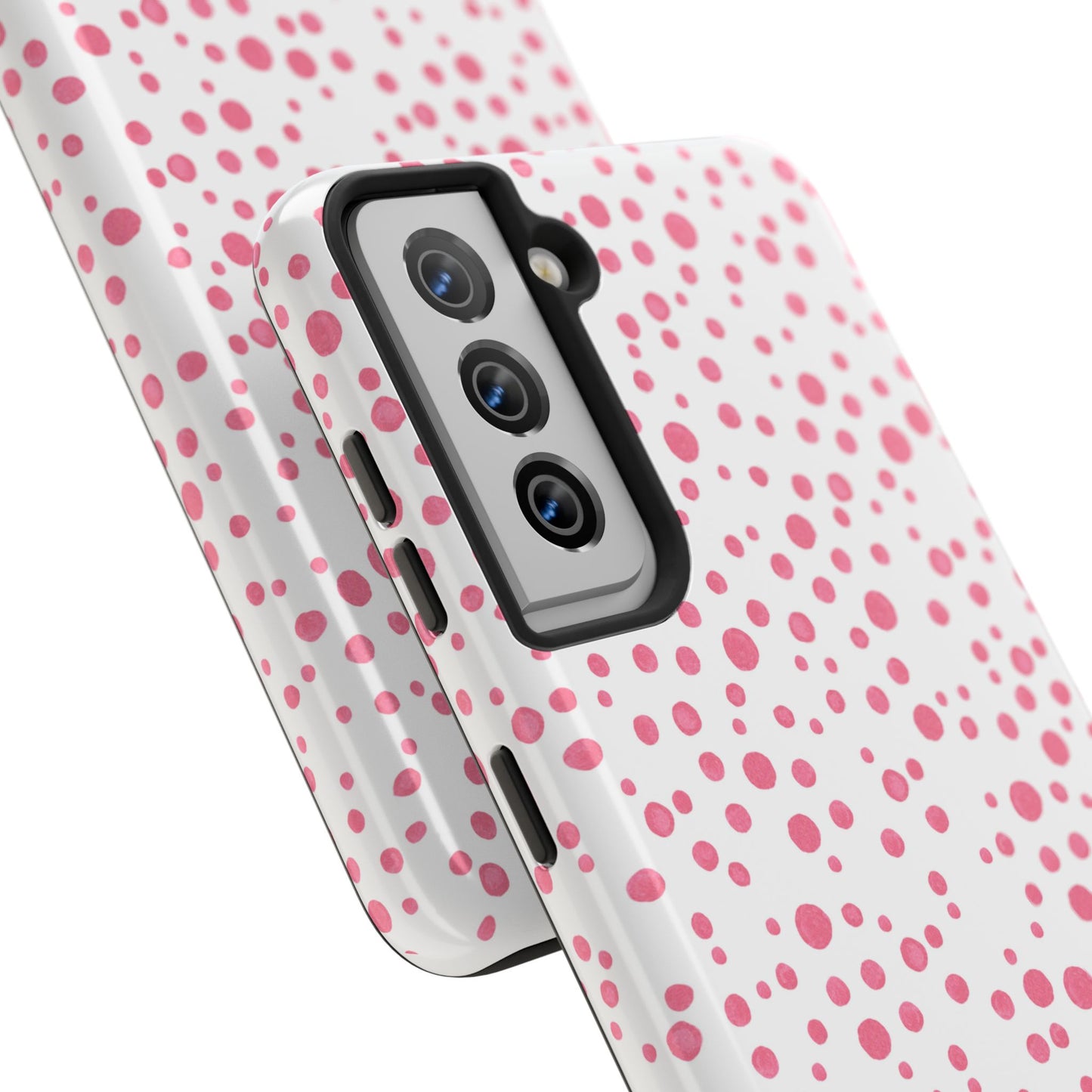 Balloon Dots White / Pink Phone Case
