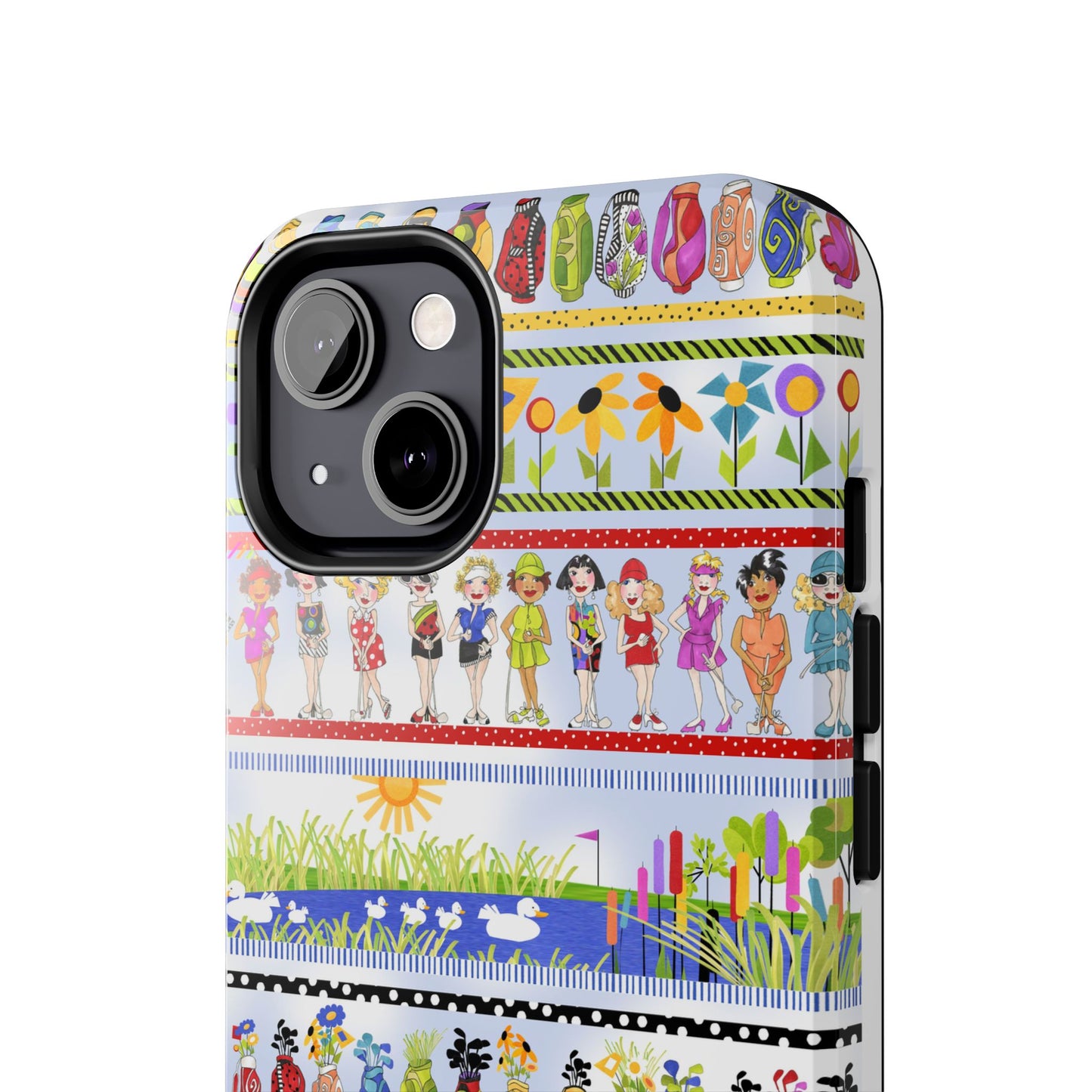 Golf Borders Blue Sky Phone Case