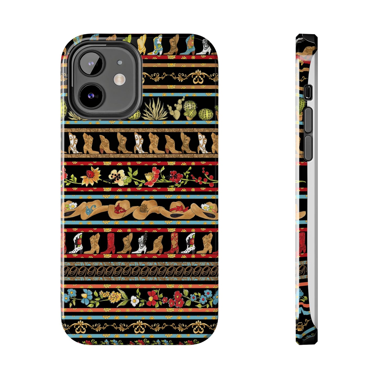 Whoa Borders Black Phone Case