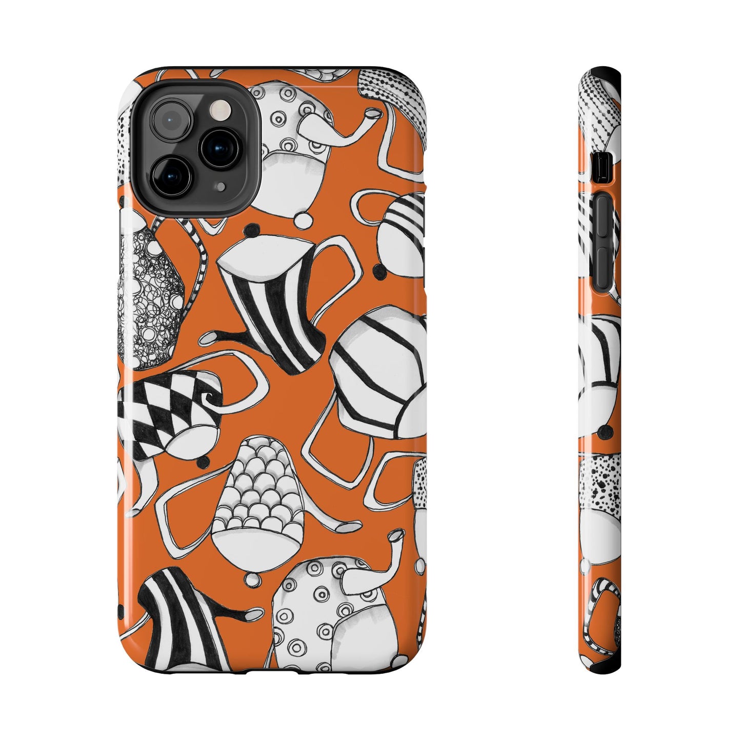 Coffee, Tea Anyone? Orange Phone Case