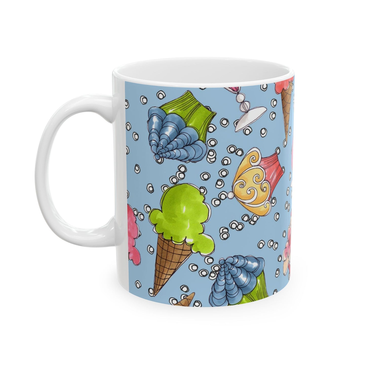 Resort Food Blue Cup