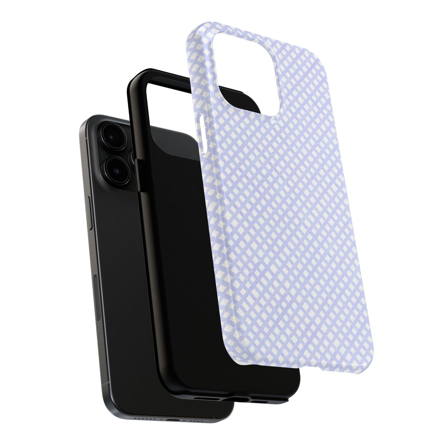 Bias Check Light Blue Phone Case