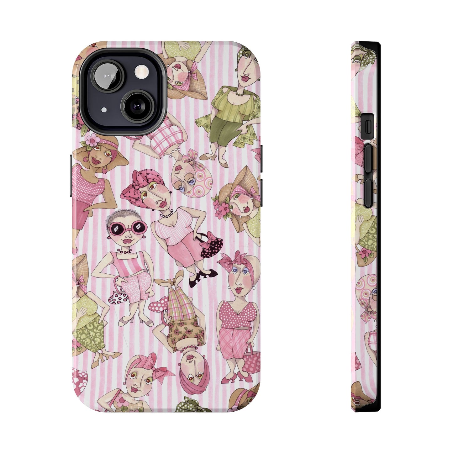 Tossed Ladies Pink Phone Case