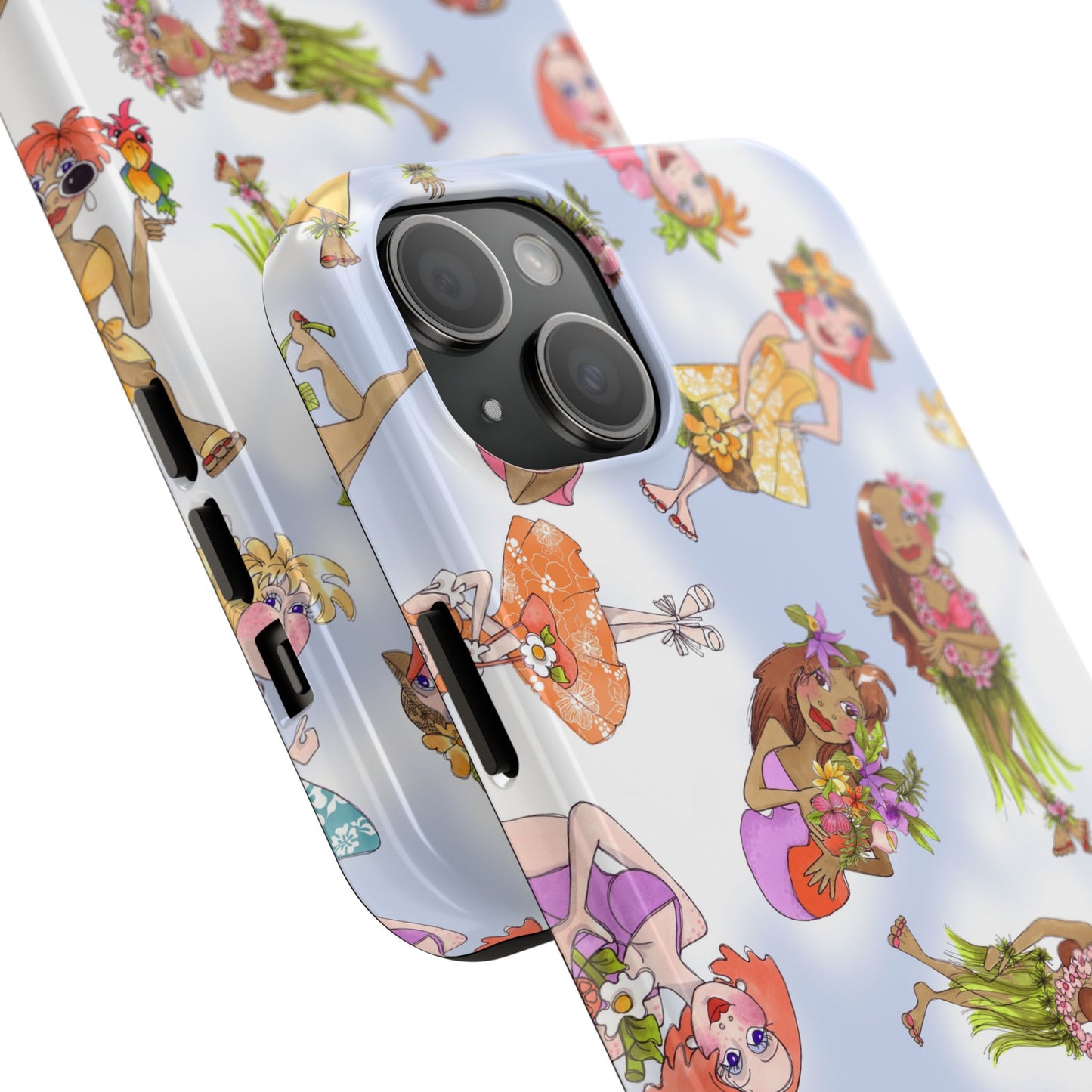 Island Toss Blue Sky Phone Case