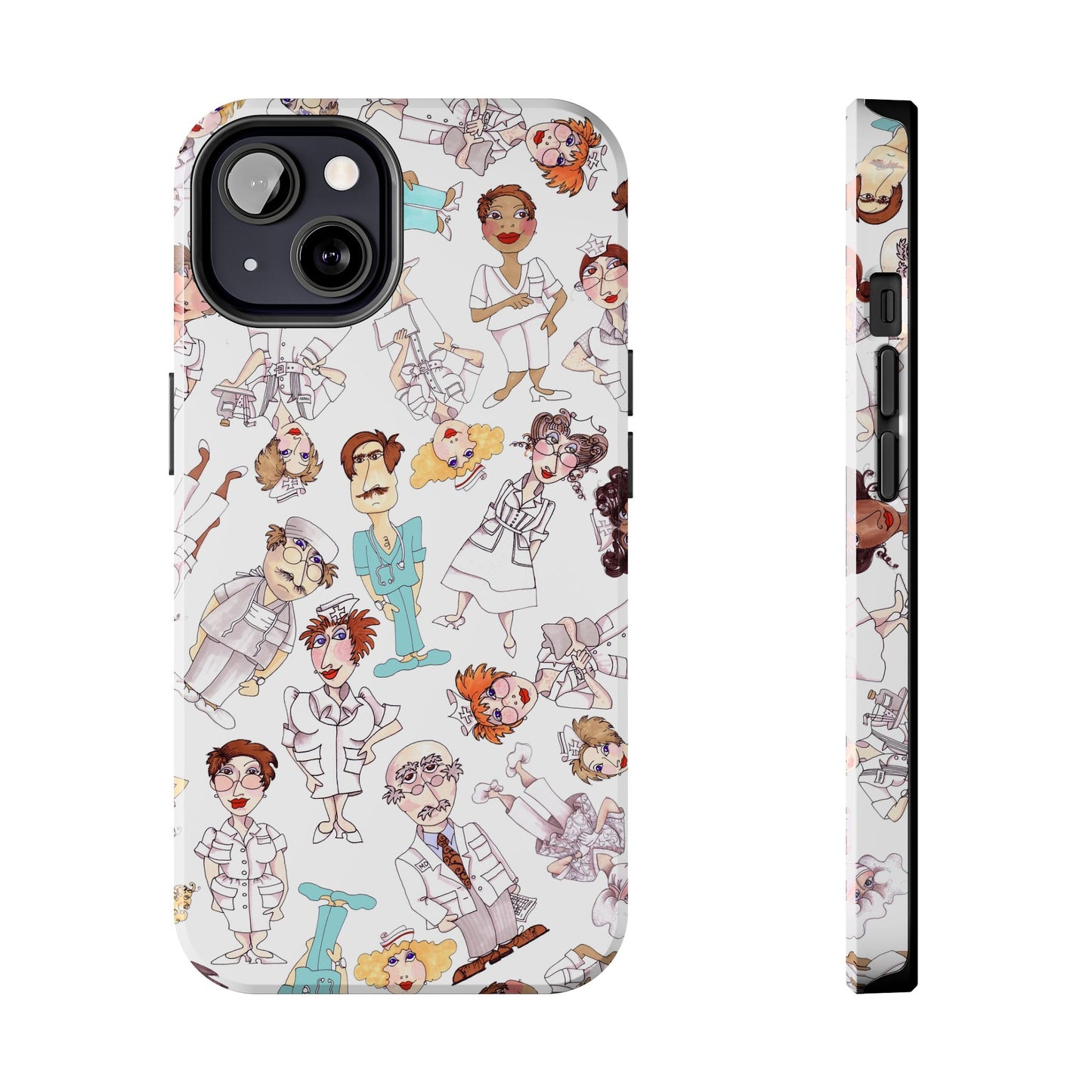 Happy Staff White Phone Case