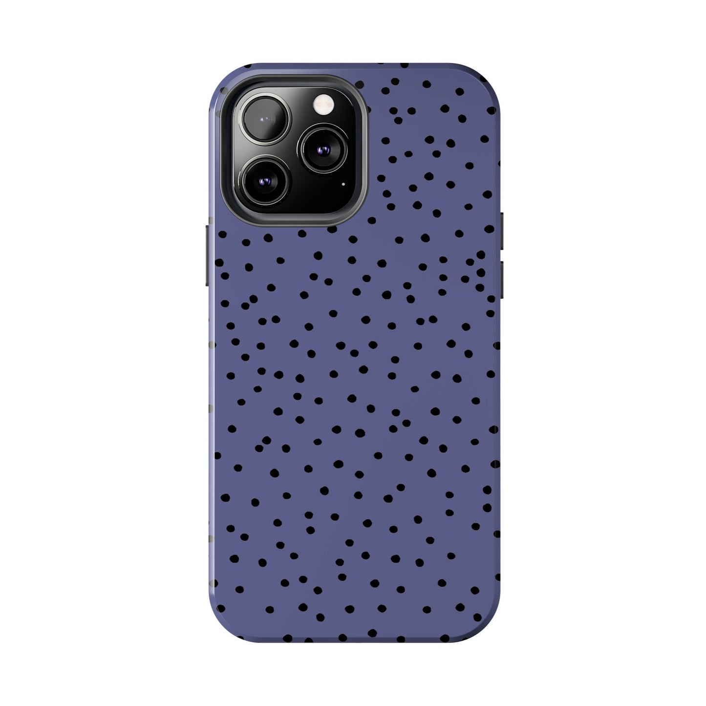 Dinky Dots Blue / Black Phone Case