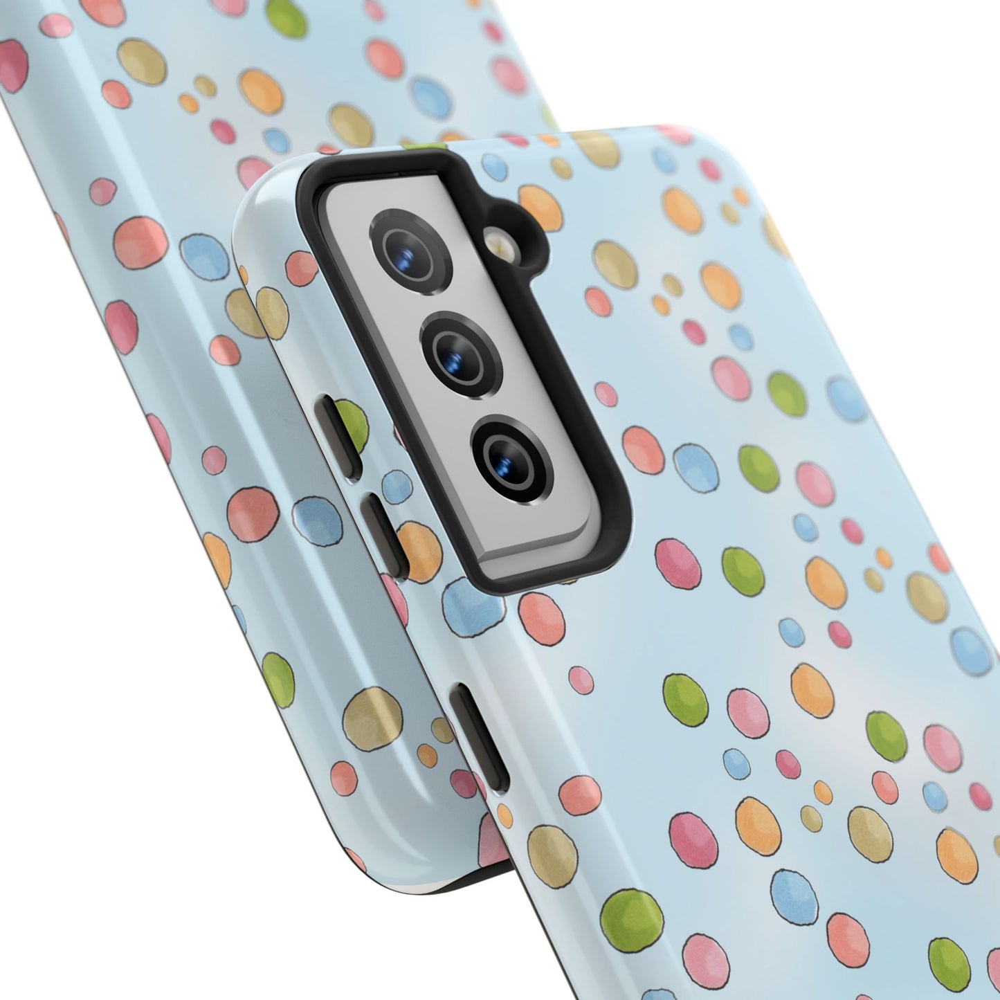 Clown Dots Blue Sky Phone Case