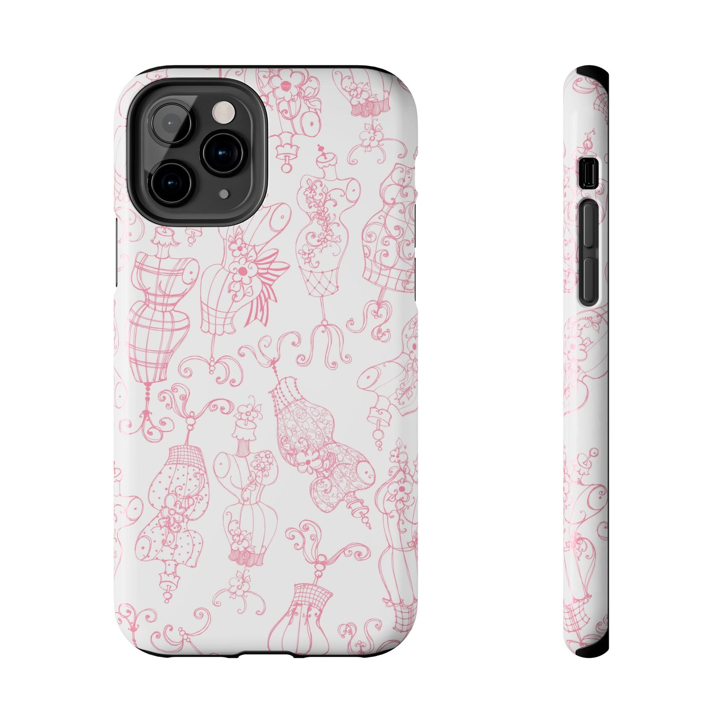 Mannequinique White / Pink Phone Case