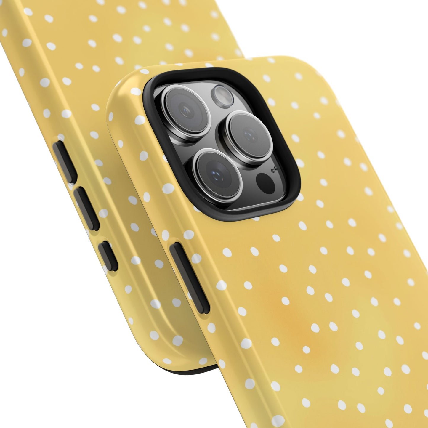 Dinky Dots Yellow / White Phone Case
