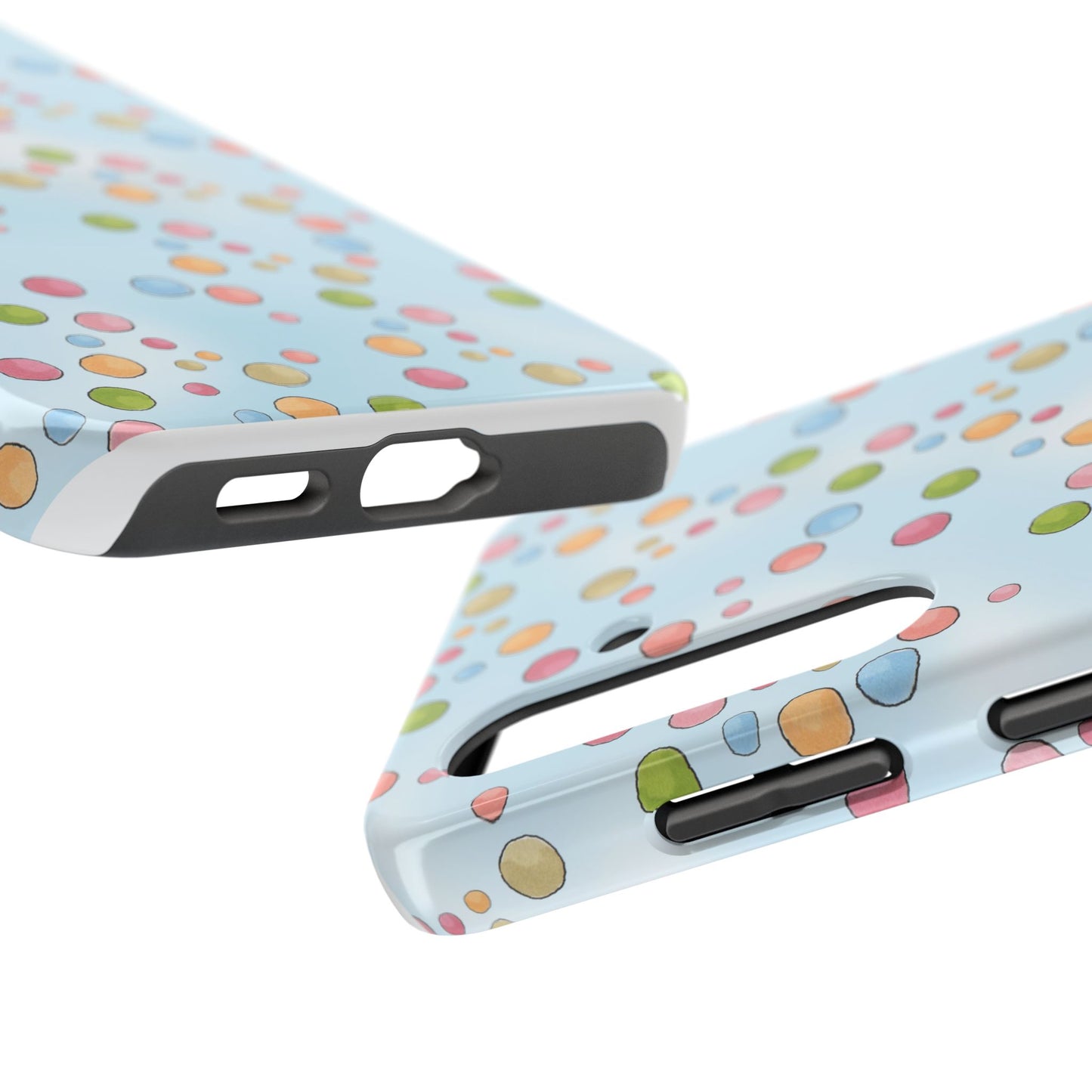 Clown Dots Blue Sky Phone Case