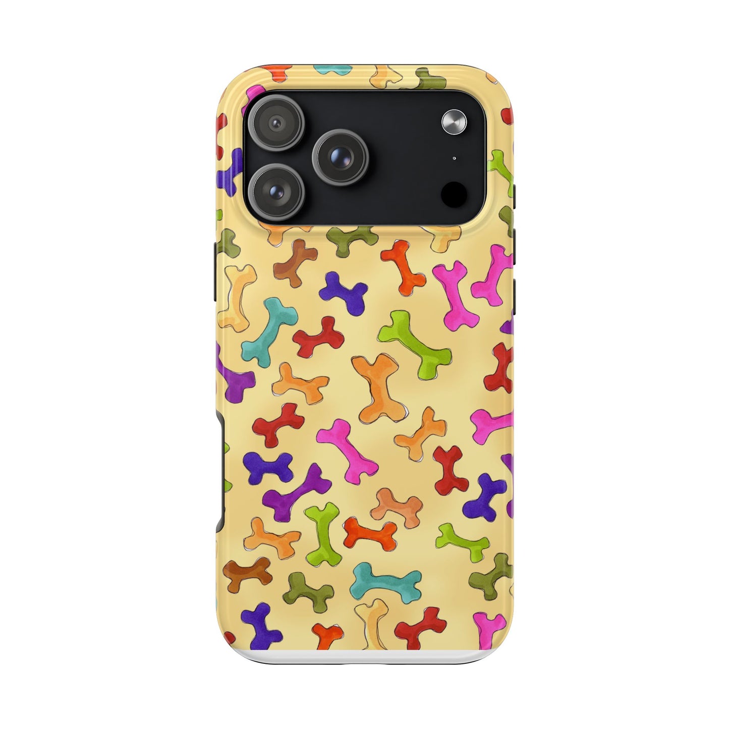 Happy Bones Yellow Phone Case