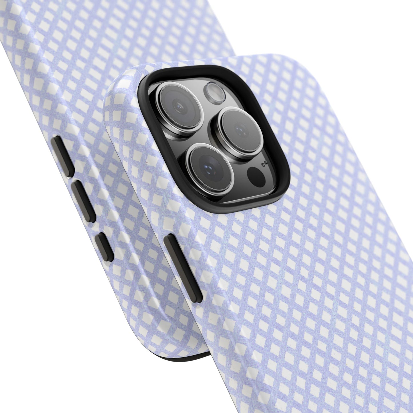 Bias Check Light Blue Phone Case