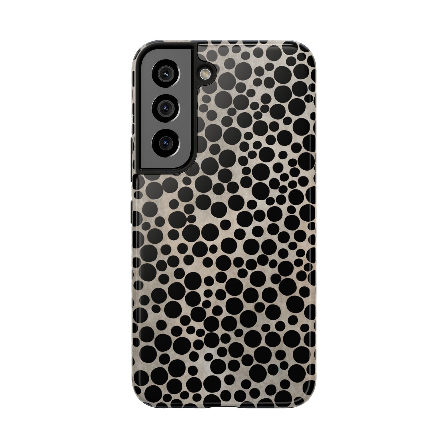 Felt Dots Silver Phone Case