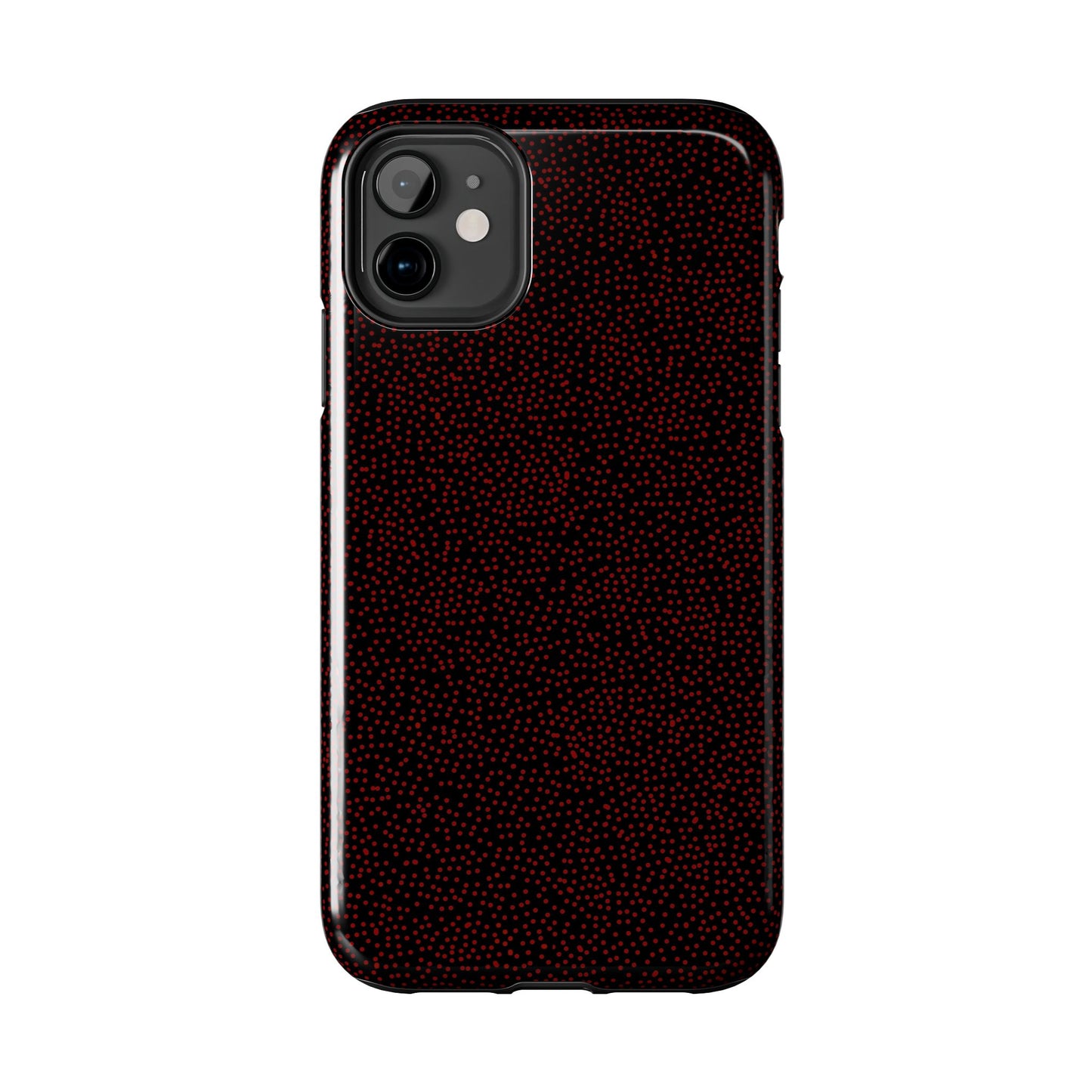 Mini Dot Black / Red Phone Case