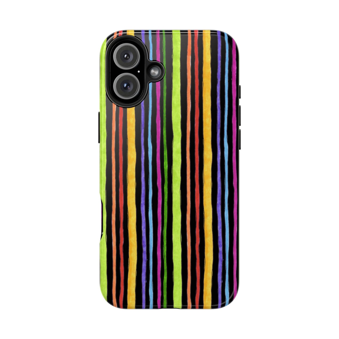 Stripe Fancy Black Phone Case