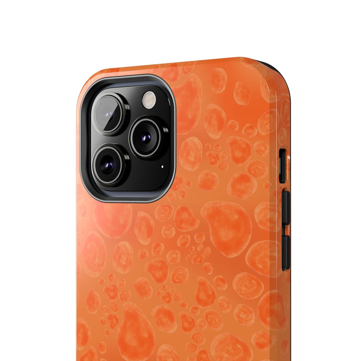 Paw Dots Orange Phone Case