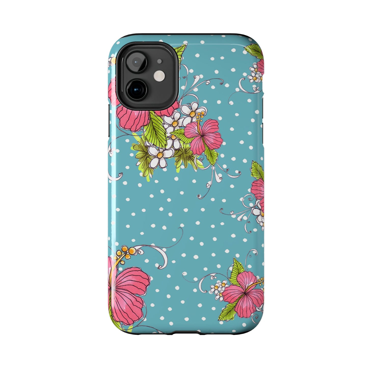 Lady Luau Turquoise Phone Case
