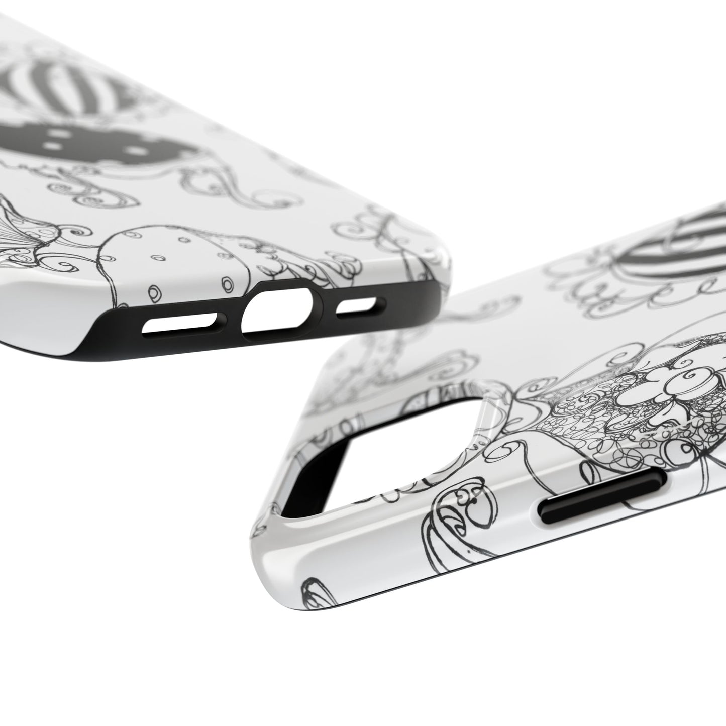 Bistro Chairs White Phone Case