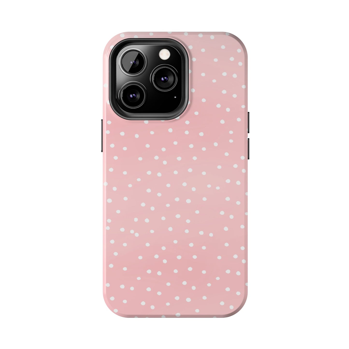 Little Dots Pink / White Phone Case