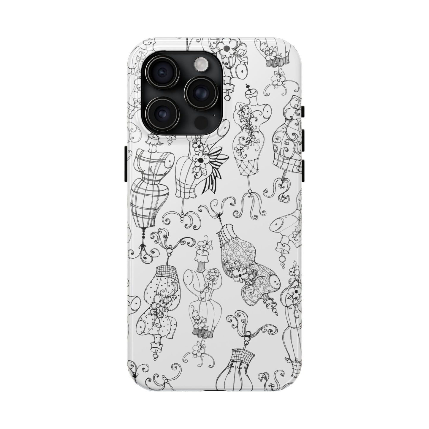 Mannequinique White / Black Phone Case