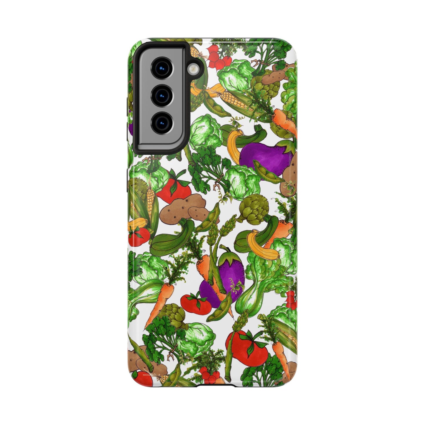 Veggie Jungle White Phone Case