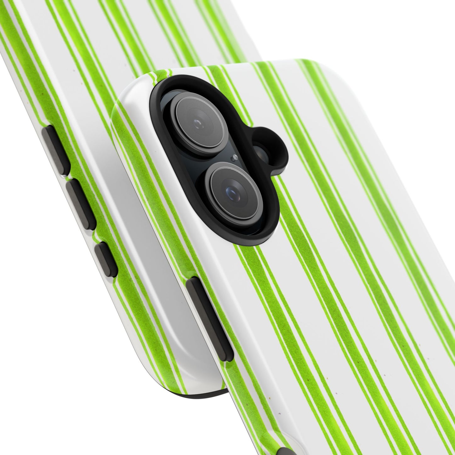 Awning Stripe Lime Phone Case
