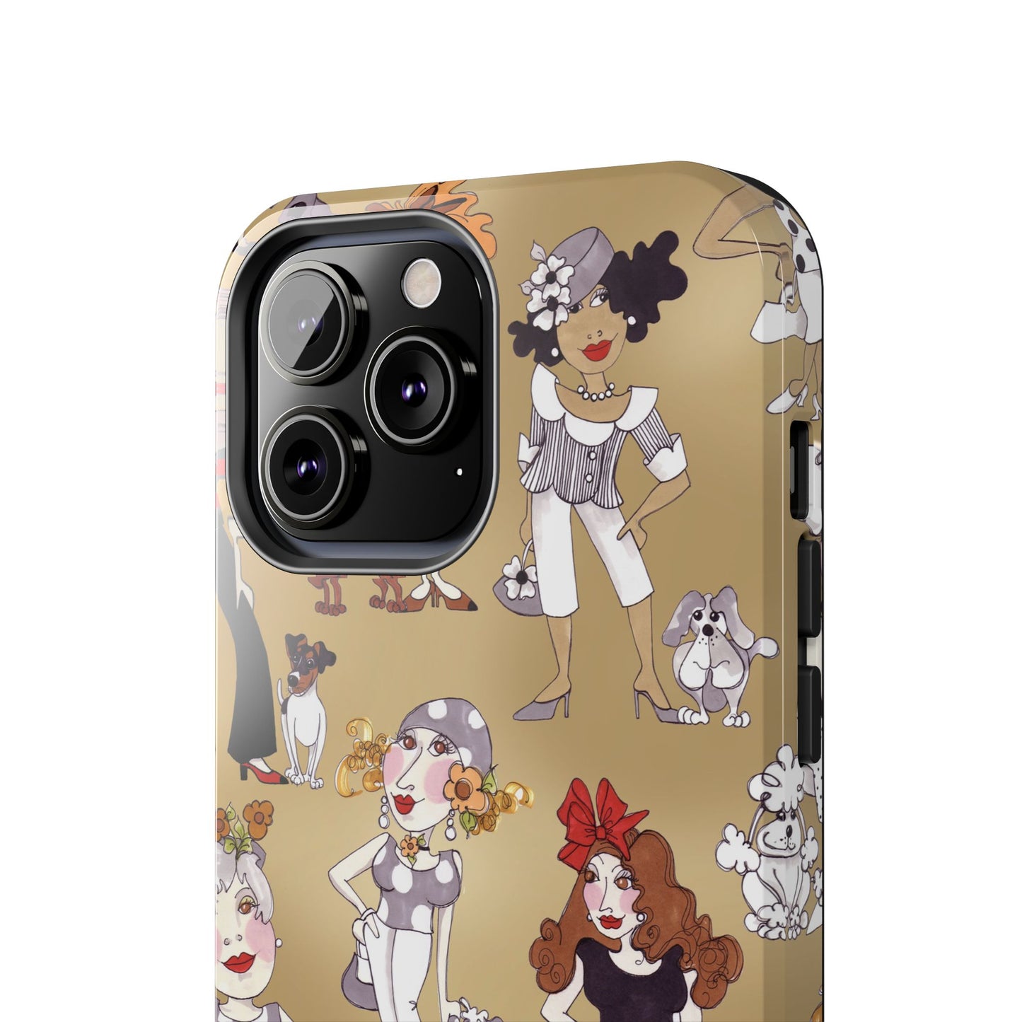 Dog Ladies Tan Phone Case