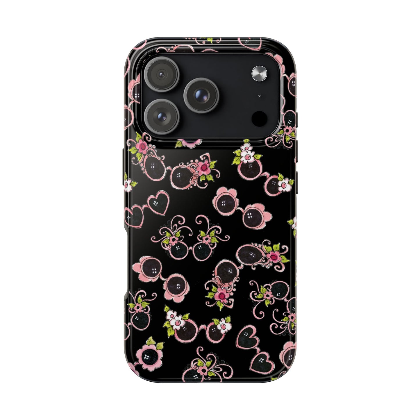 Tossed Shades Black Phone Case