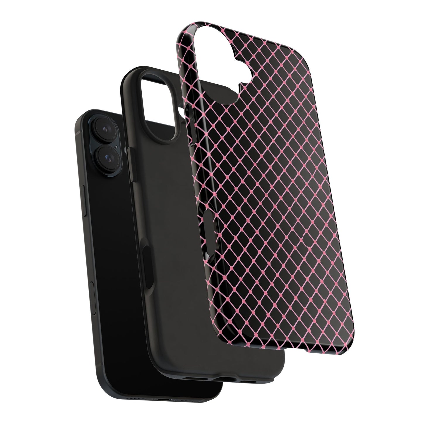 Cyclone Fence Black / Pink Phone Case