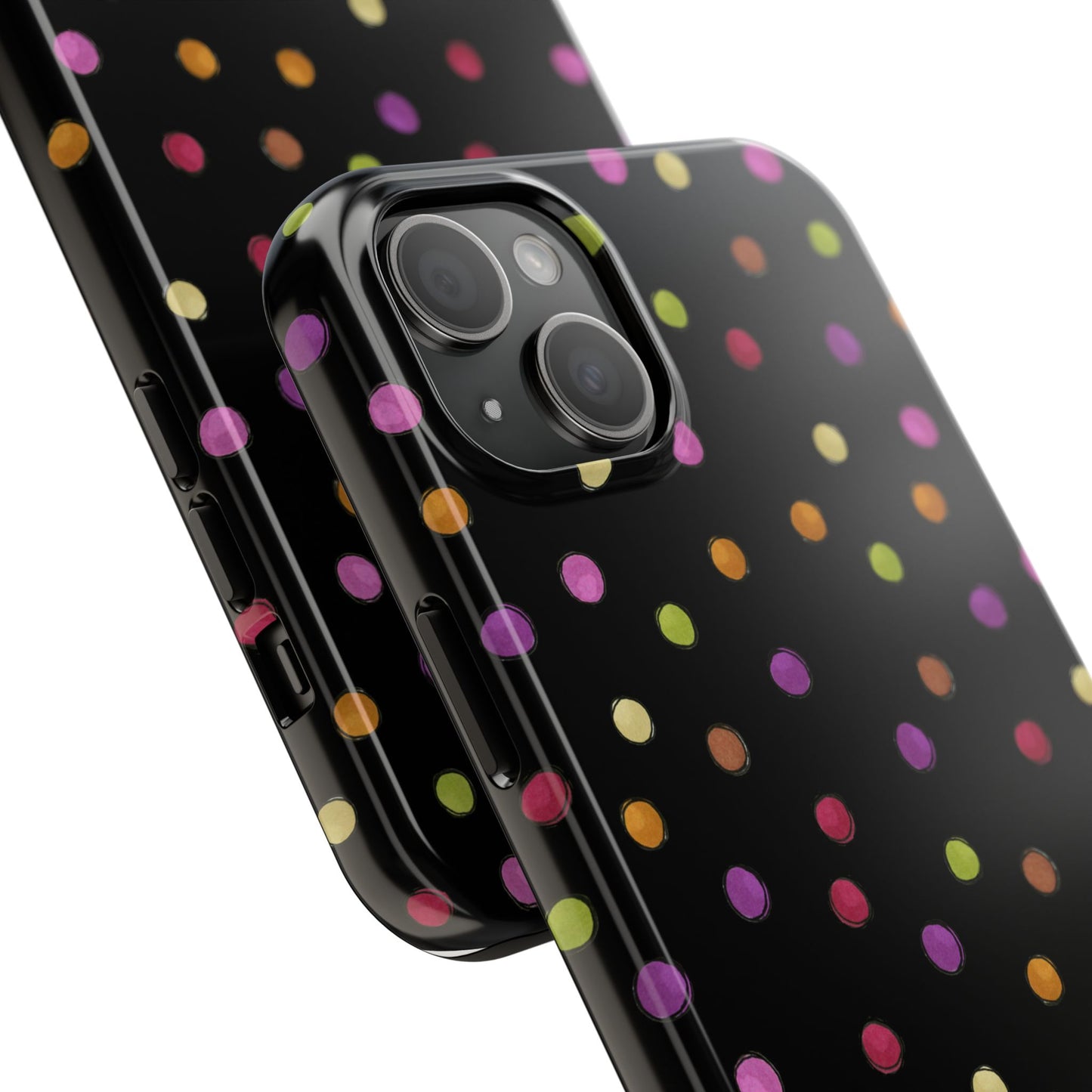 Tea Dot Black Phone Case