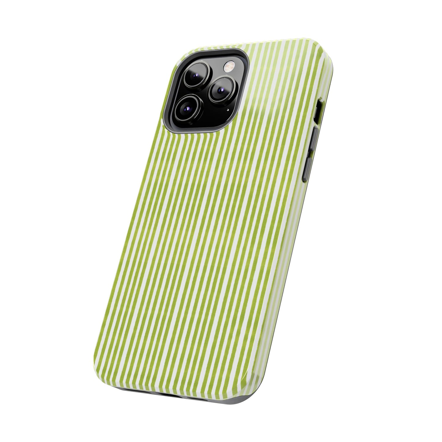 Lazy Stripe Lime Phone Case