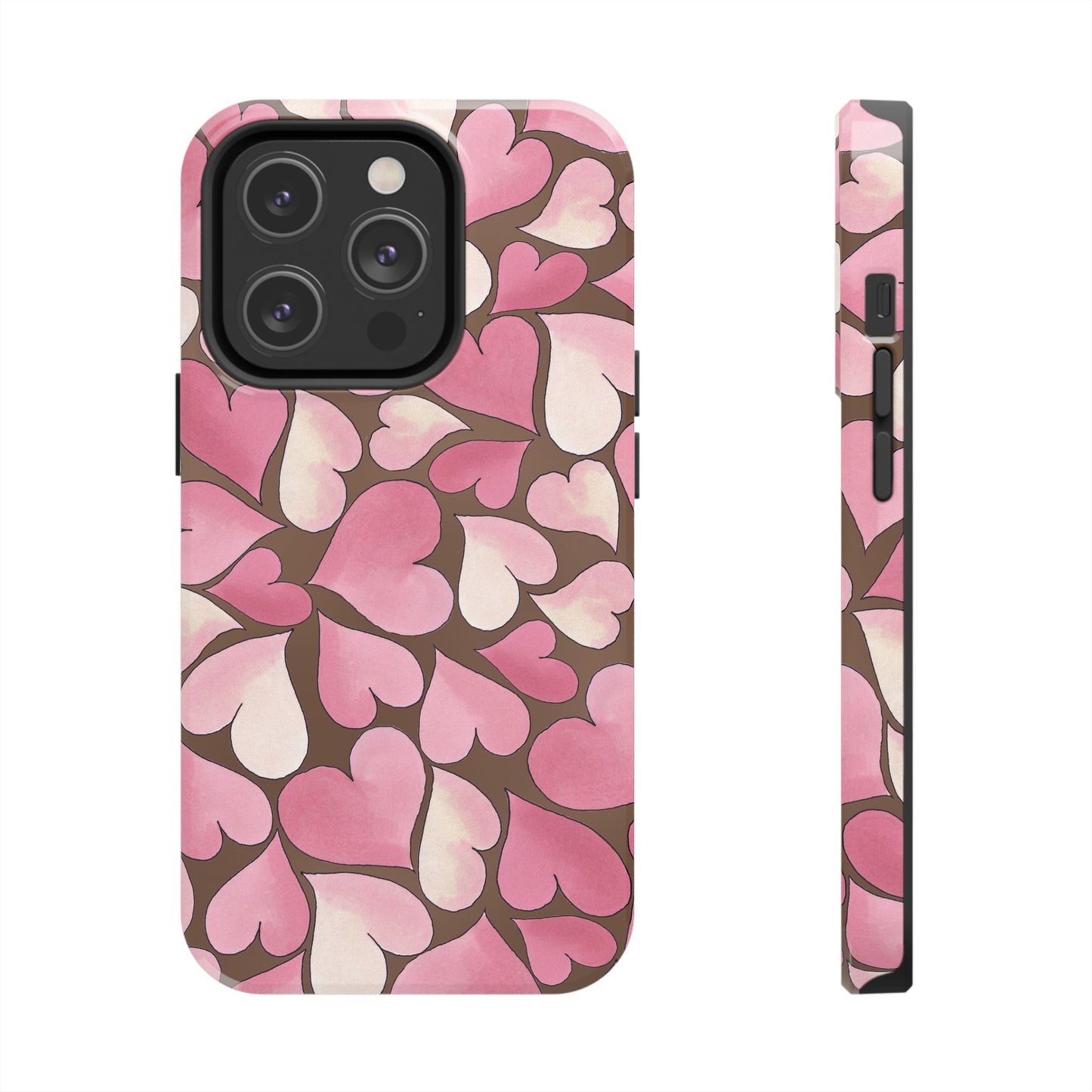 Hearts Chocolate Phone Case